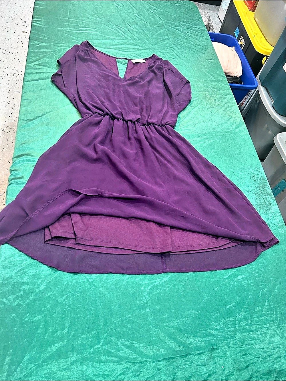 Mush Purple Mini Dress Size Medium